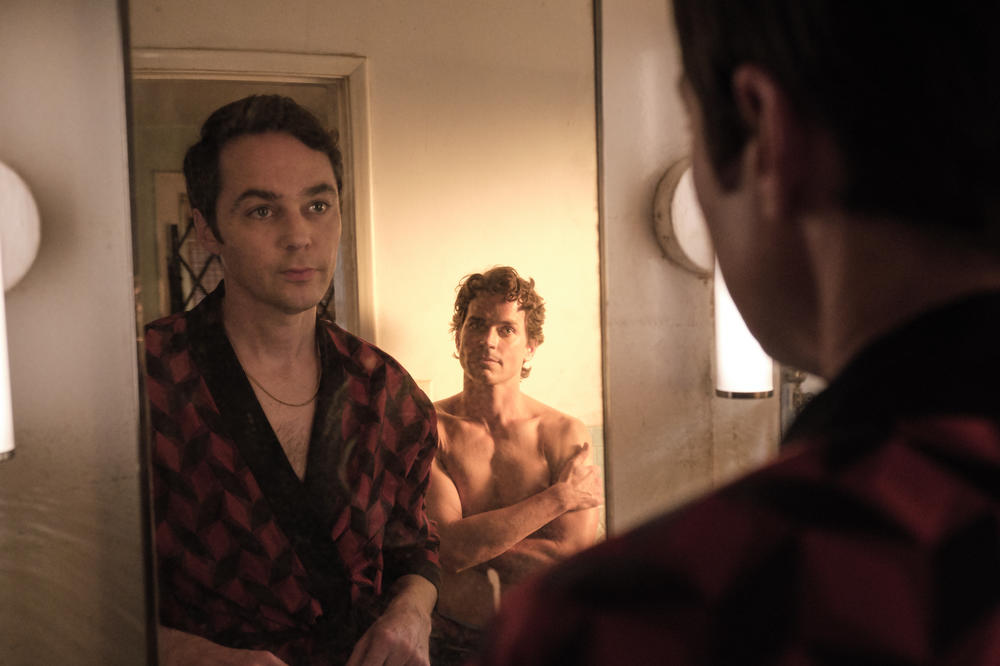 Jim Parsons as Michael and Matt Bomer as Donald in <em>The Boys in the Band, </em>out on Netflix on Sept. 30.