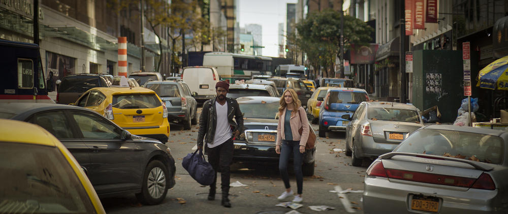 Jovan Adepo as Larry Underwood and Heather Graham as Rita Blakemoor in <em>The Stand,</em> out<em> </em>Dec. 17 on CBS All Access.