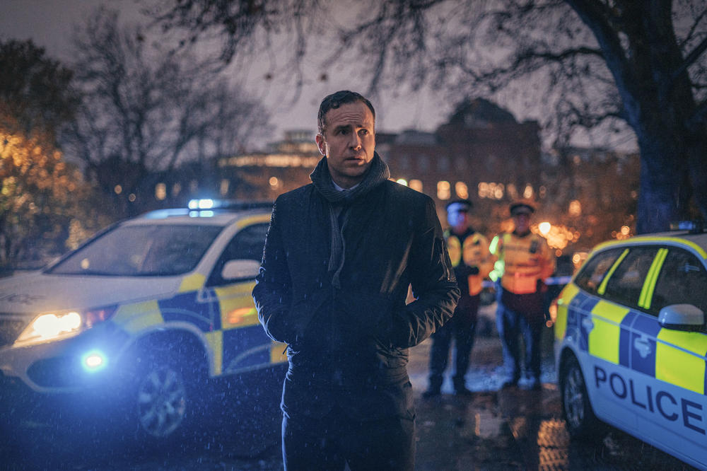 Rafe Spall as Nick Bailey in <em>The Salisbury Poisonings</em> out on AMC on Oct 1.