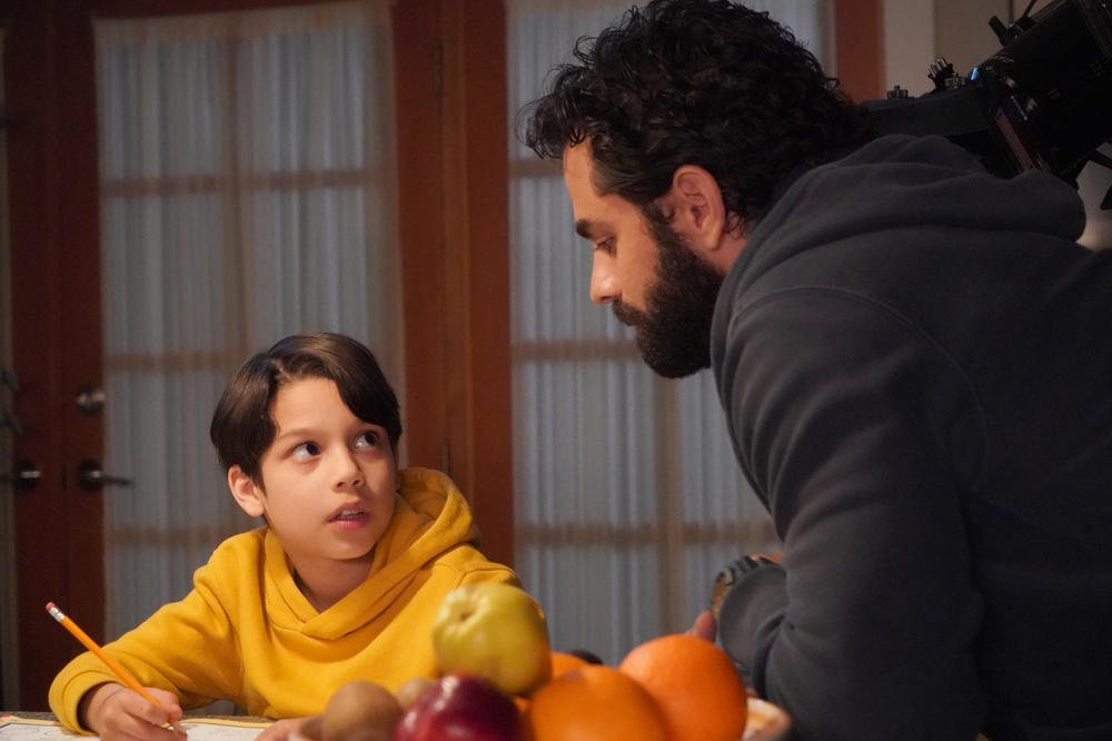 Evan Whitten (left) and Gerardo Celasco in <em>NEXT,</em> airing Oct. 6 on Fox.
