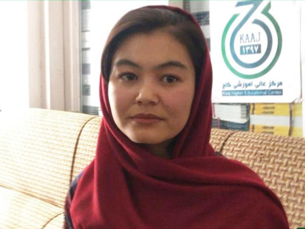 Shamsia Alizada, left school in 2018 after an ISIS suicide bomber struck the academy in Kabul where she was studying. Now she's scored the highest grades on Afghanistan's nation-wide university entrance exams at a time when negotiations with the Taliban threaten the rights of women in the country.