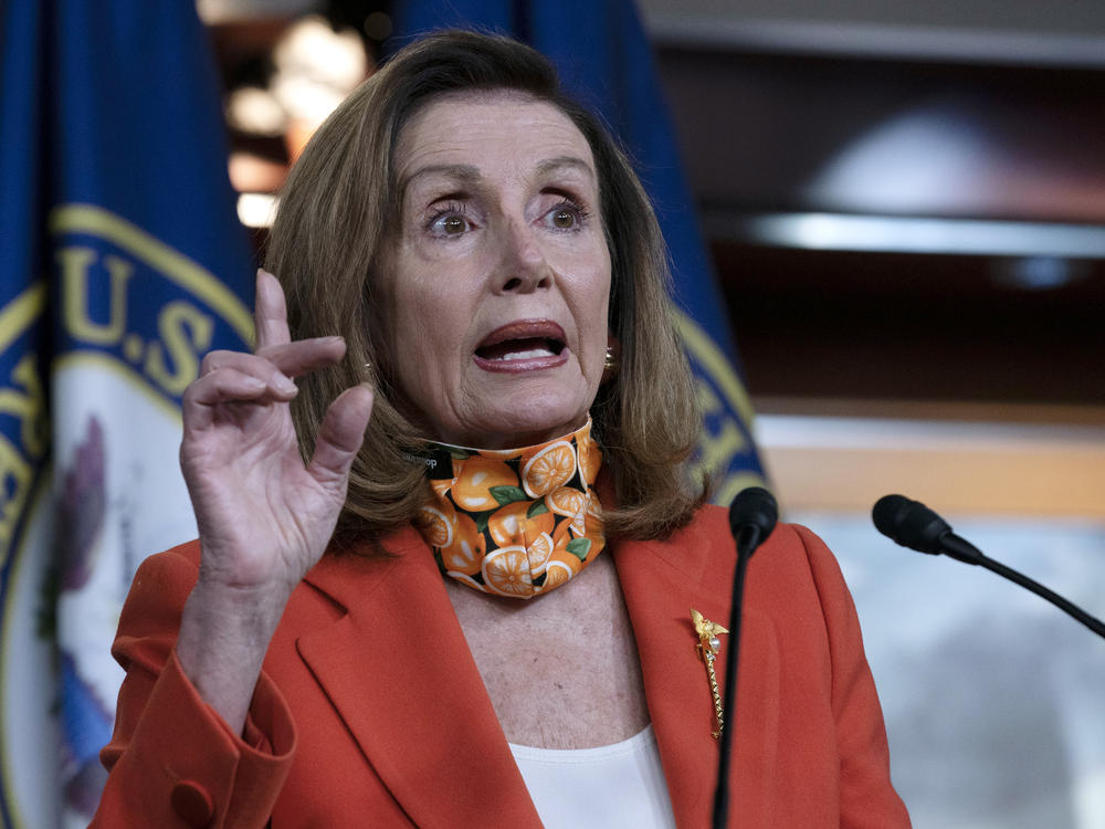 House Speaker Nancy Pelosi, D-Calif., introduced a revised $2.2 trillion coronavirus relief package after weeks of stalled talks.