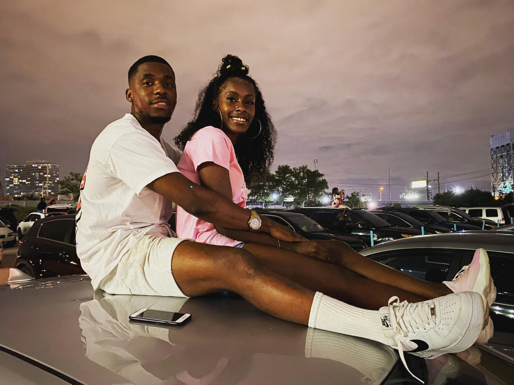 Siree and Ayana Morris, the owners of Newark's Moonlight Cinema, a drive-in movie theater.