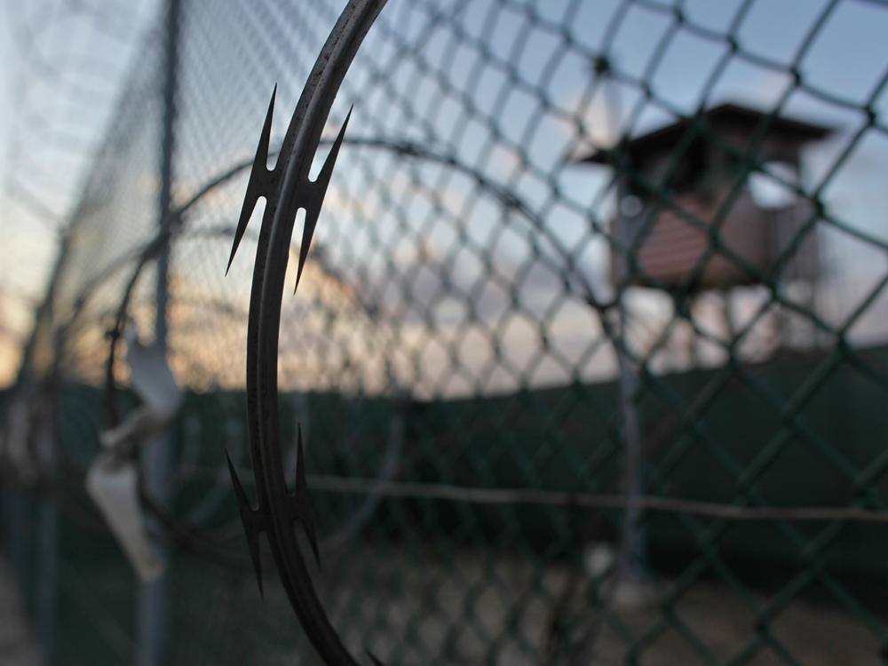 The sun rises over the detention facility at the Guantánamo Bay U.S. Naval Base in Cuba, in this May 13, 2009, photo reviewed by the U.S. military.