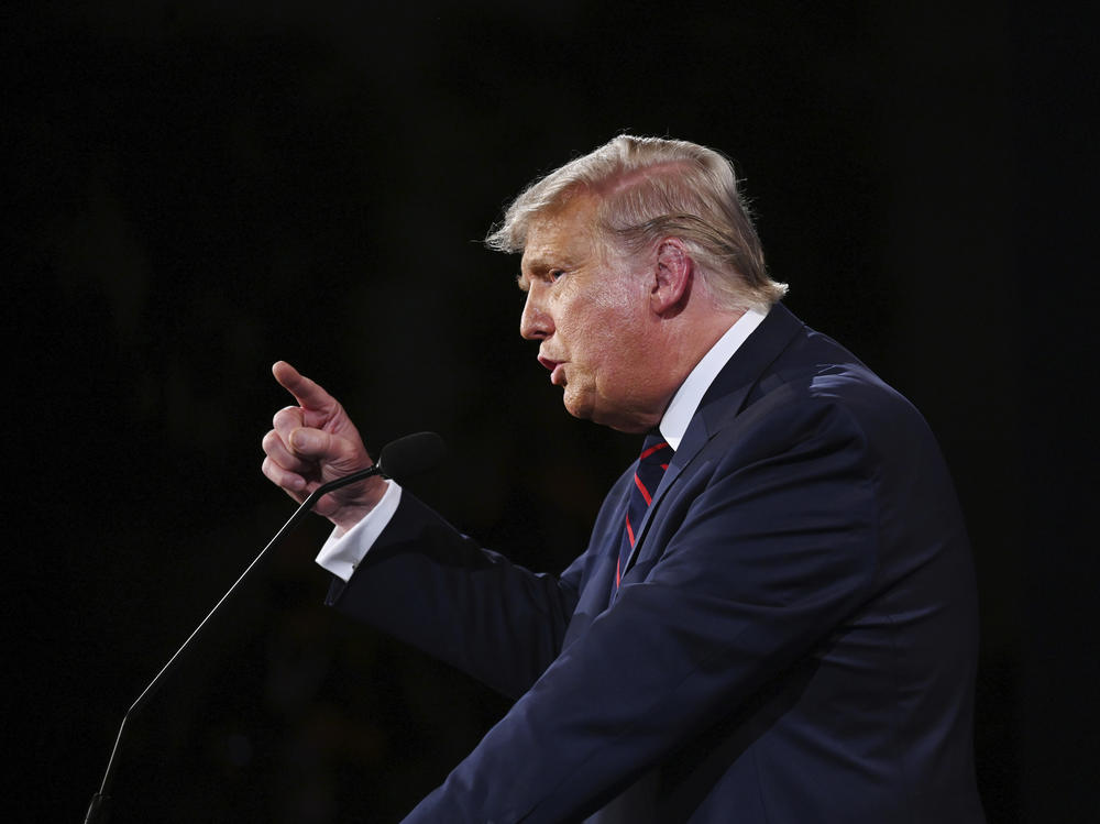 President Trump participates in the first presidential debate, held on Tuesday evening in Cleveland at Case Western Reserve University and Cleveland Clinic.