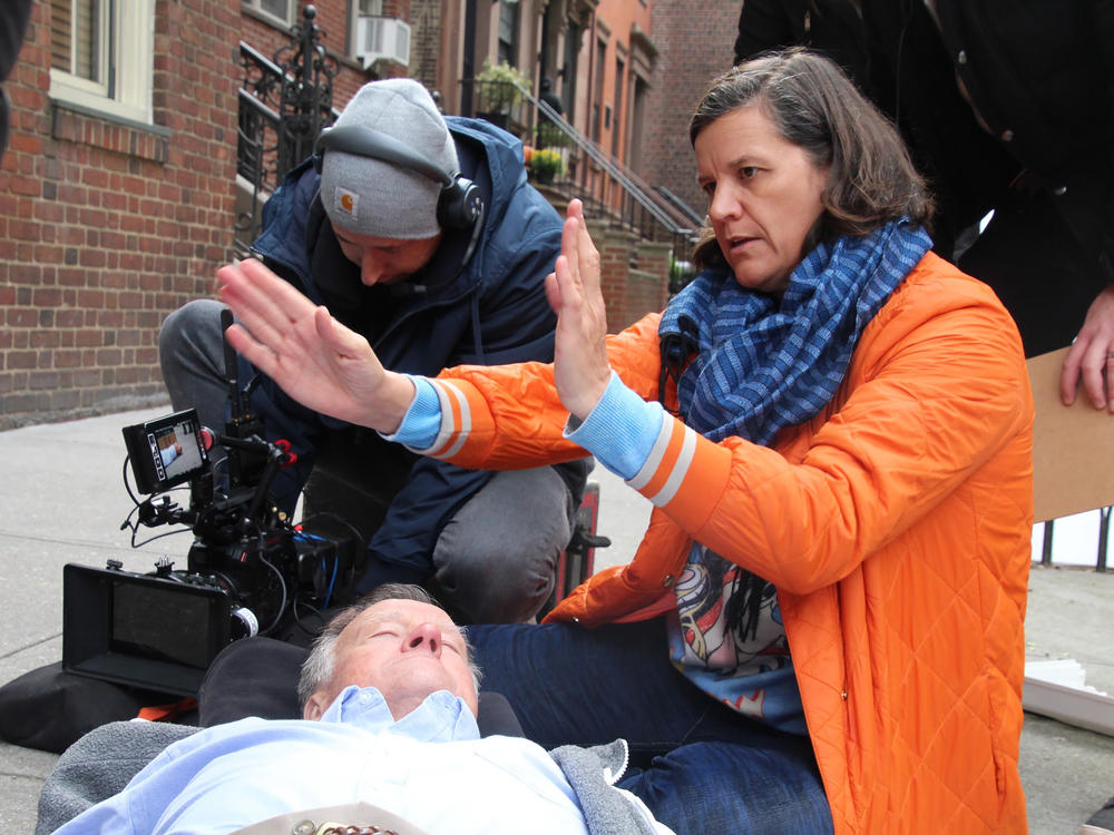 Filmmaker Kirsten Johnson stages one of her father's 