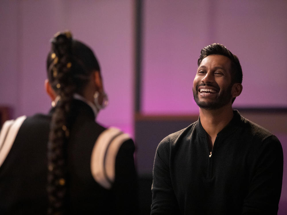 Alicia Keys and Hrishikesh Hirway in Netflix's new documentary series, <em>Song Exploder</em> — an adaptation of Hirway's popular podcast.