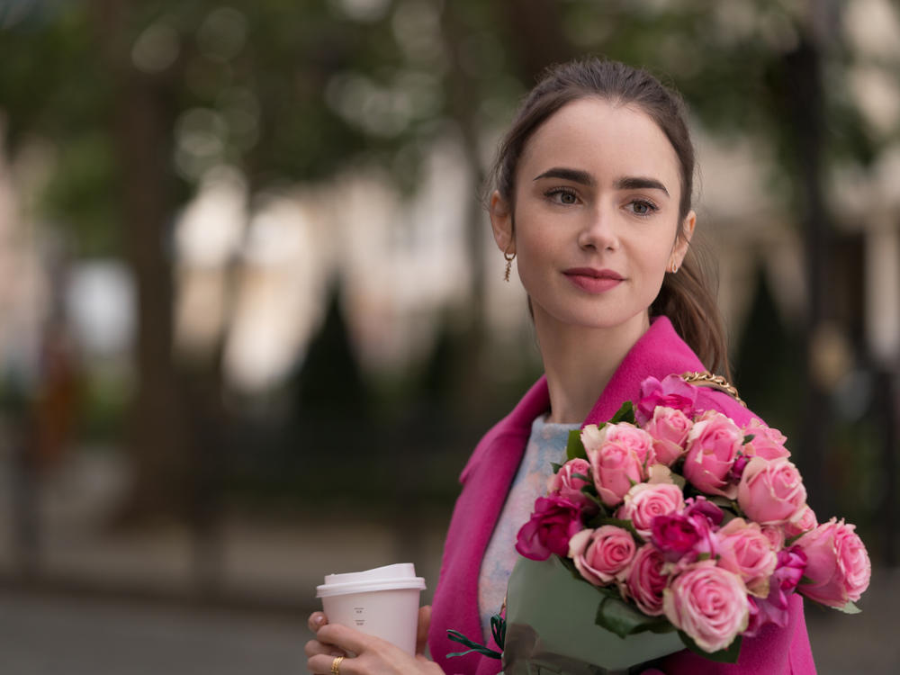 Lily Collins plays Emily in <em>Emily in Paris</em>.