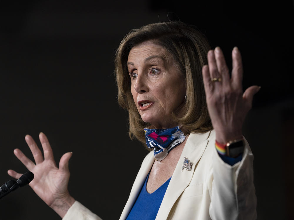 House Speaker Nancy Pelosi, who is second in the line of succession, tested negative for the coronavirus on Friday.