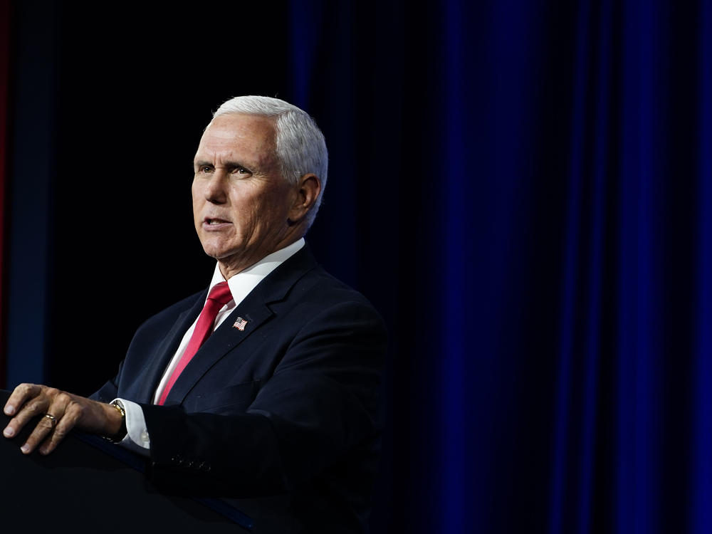 Vice President Mike Pence speaks during a Faith and Freedom Coalition policy conference on Wednesday, Sept. 30 in Atlanta.