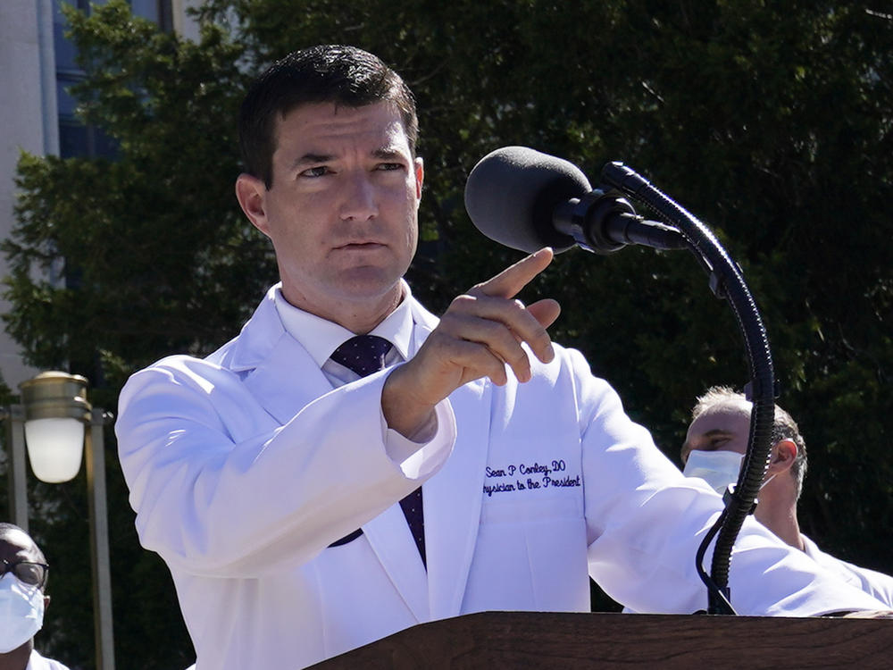 Since stepping into the role in 2018, White House physician Sean Conley has played a key part in the president's medical care. He's believed to be the first doctor of osteopathic medicine to have served in that position.