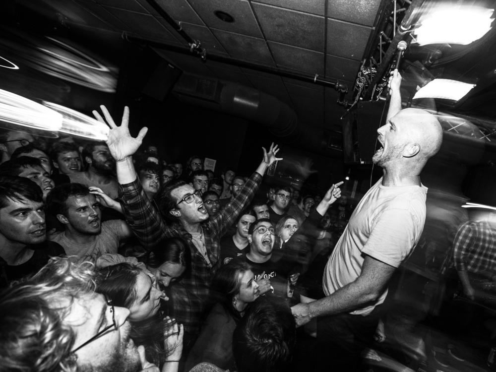 Have A Nice Life performs at Great Scott in 2019.