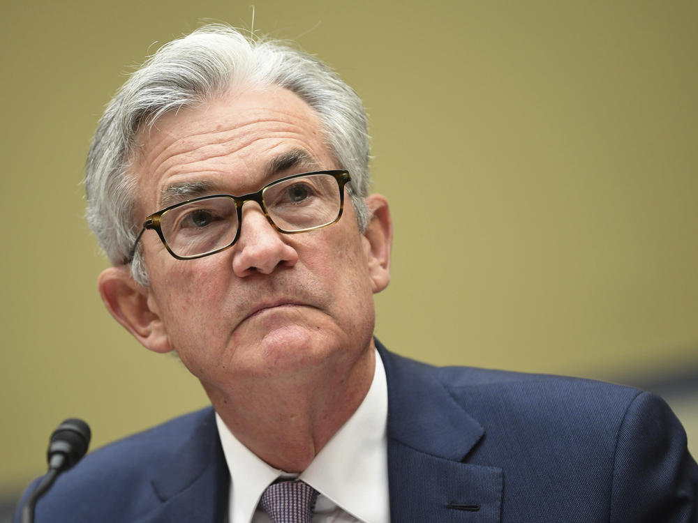 Federal Reserve Chairman Jerome Powell testifies last month during a House Select Subcommittee on the Coronavirus Crisis hearing. Powell continues to warn the U.S. economy needs more stimulus to recover from the pandemic.