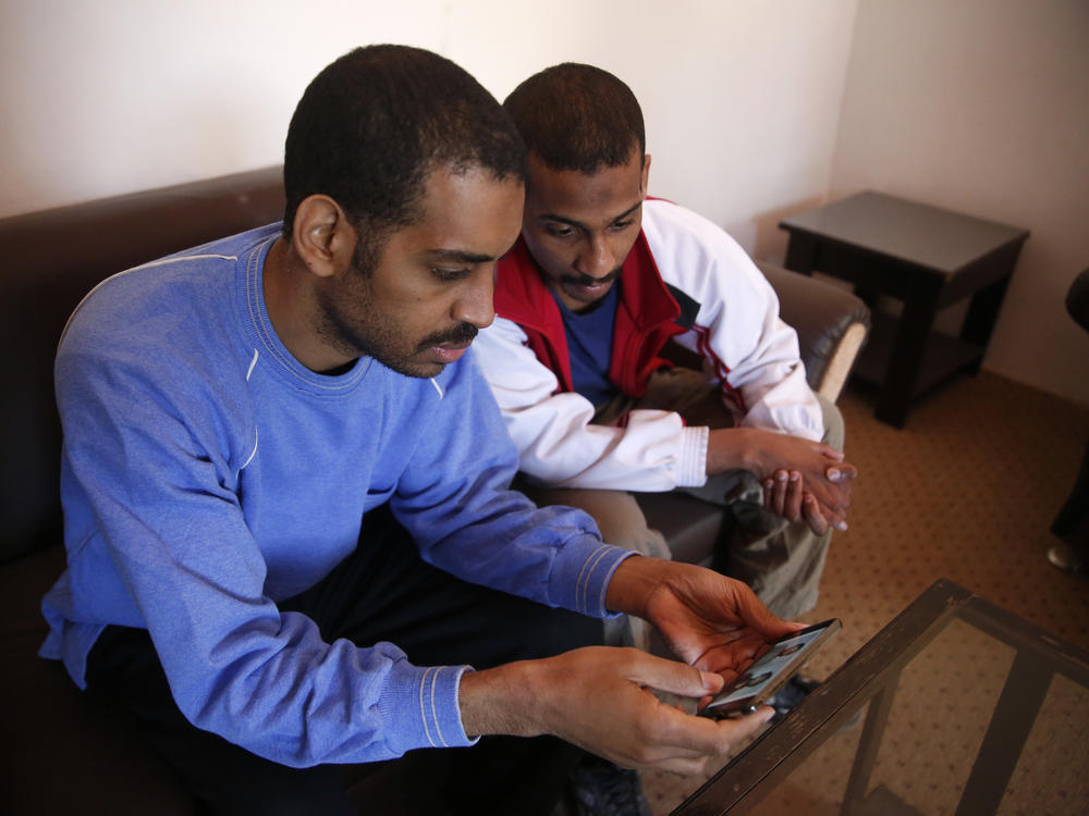 Alexanda Kotey, left, and El Shafee Elsheikh were indicted Wednesday on eight counts. The ISIS militants are accused of being part of an ISIS cell dubbed 