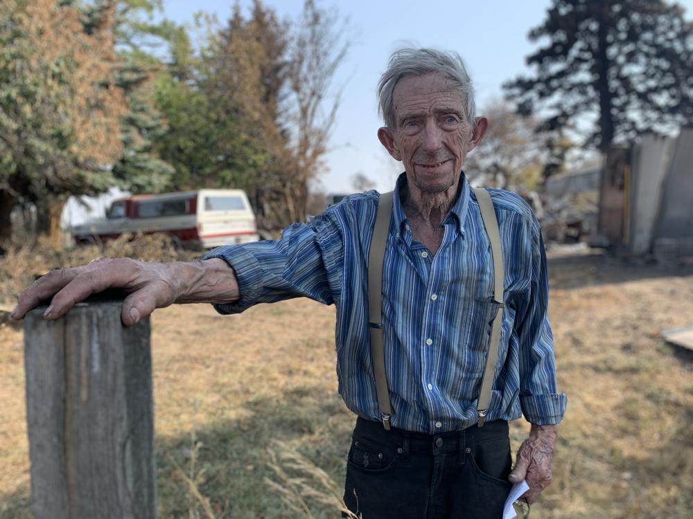 James Jacobs lost his home to the fire, and like many others, didn't have insurance.