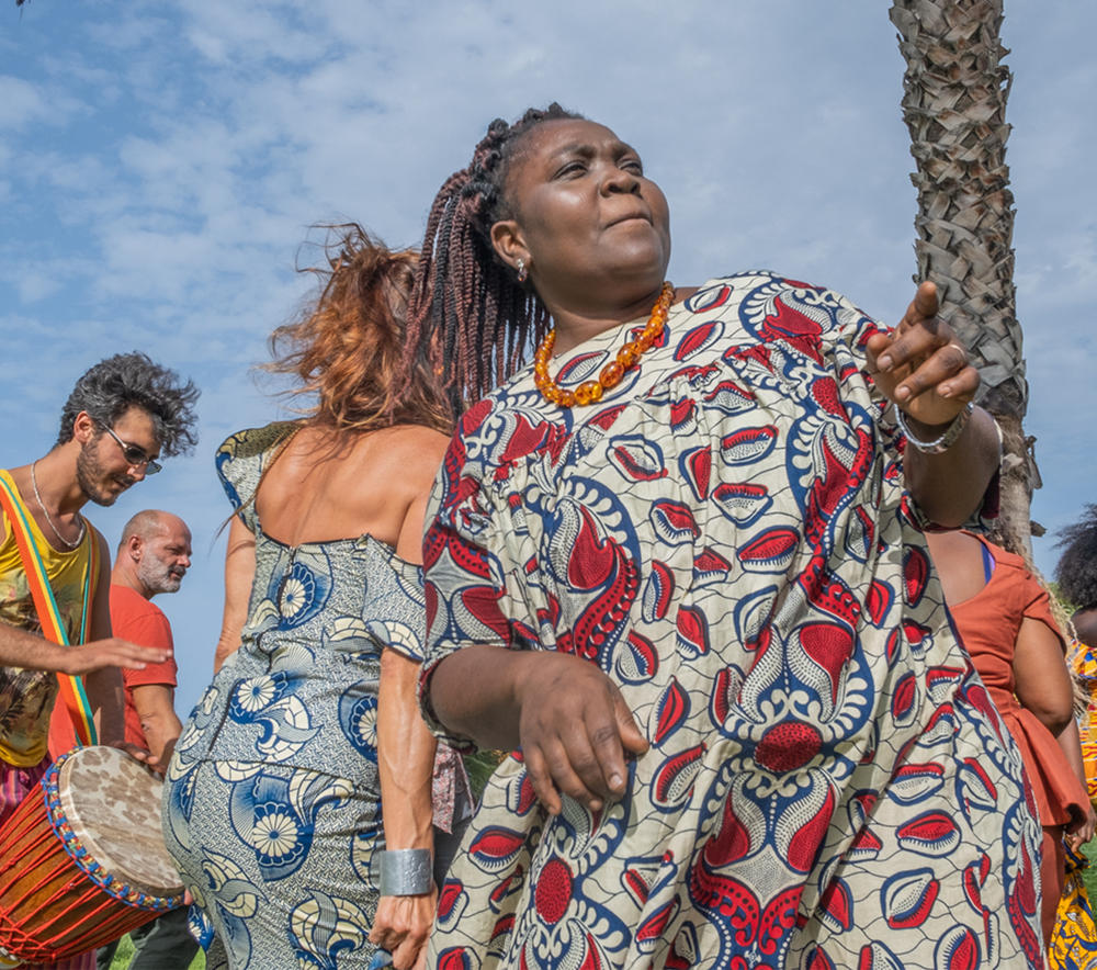 For a documentary about her life and activism, the director asked Egbon to demonstrate a dance reflective of her African heritage.