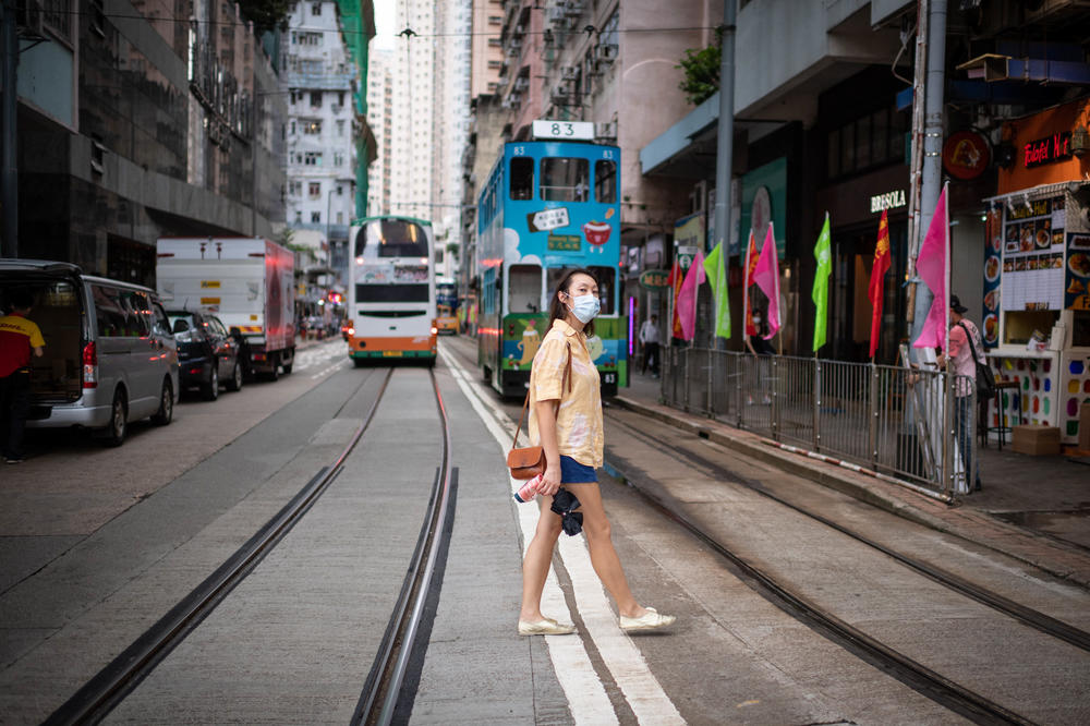 K. Hamill is from Australia but now works and lives in Hong Kong. She wanted to go home for treatment after being diagnosed with cancer but was unable to because of pandemic-related travel restrictions.