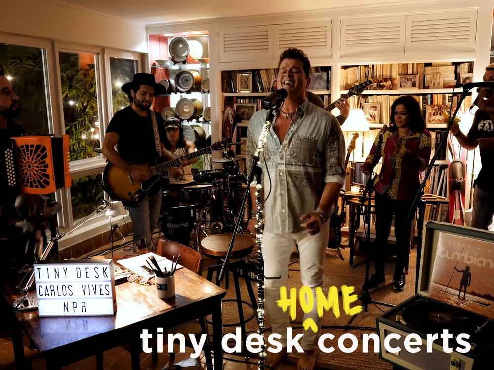 Carlos Vives plays a Tiny Desk (home) concert.