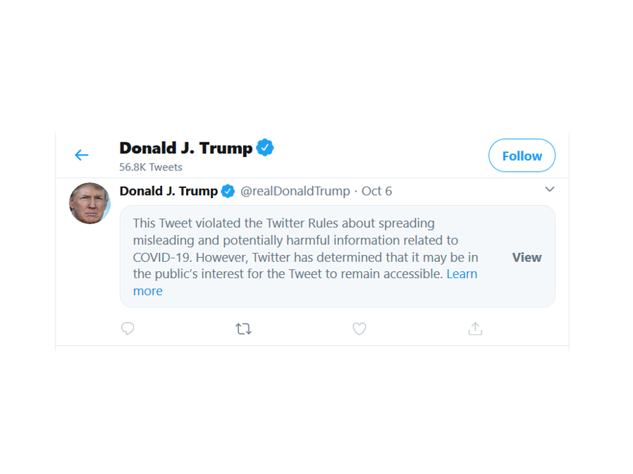 Twitter will hide misleading tweets behind warning screens, similar to the ones it has used for posts that break its rules but are left up because of public interest.