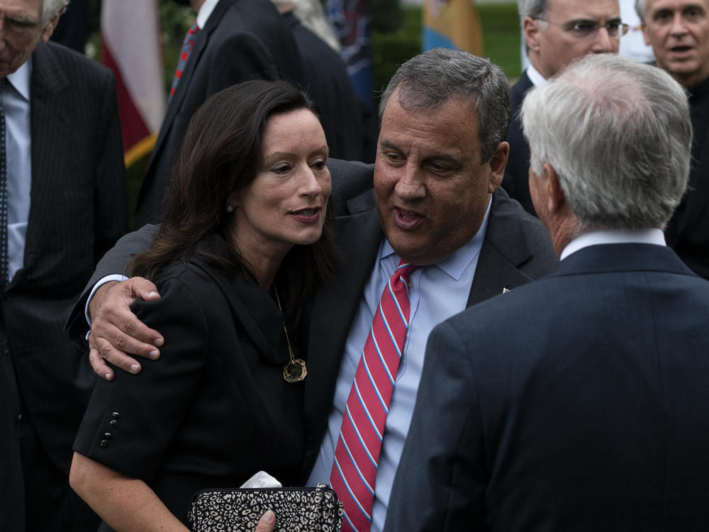 Chris Christie announced he was released from a N.J. hospital Saturday, a week after checking in for mild COVID-19 symptoms. The former New Jersey governor was one of several Republicans to test positive after attending a Sept. 26 event (pictured above) at the White House.