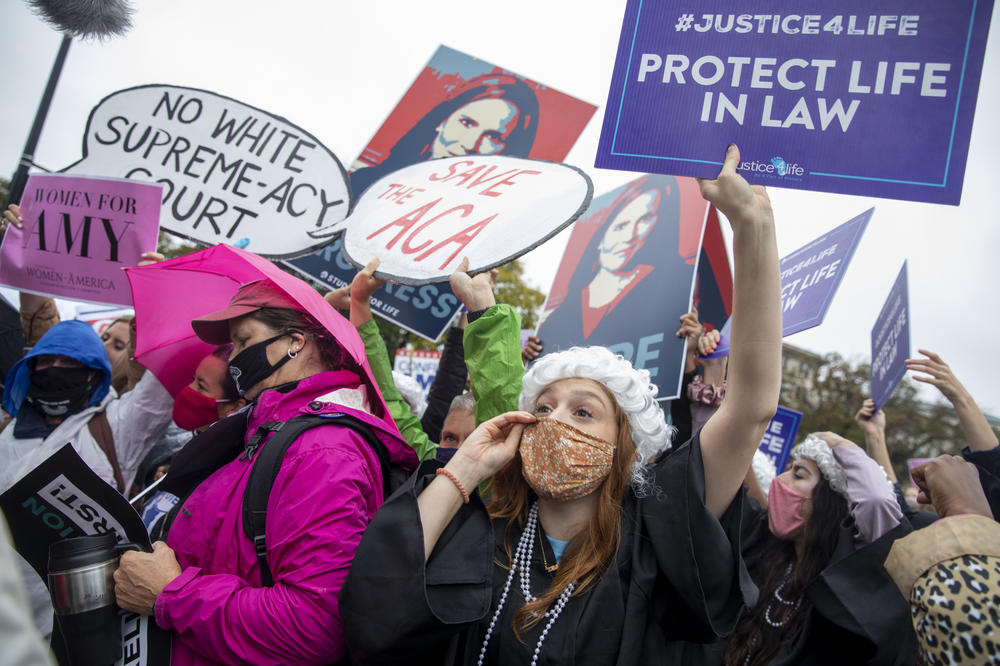 Health care has become a central focus in Amy Coney Barrett's confirmation hearings, with Democrats warning she could assist in dismantling the Affordable Care Act, while supporters of Barrett who oppose abortion rights want a strong conservative majority on the court.