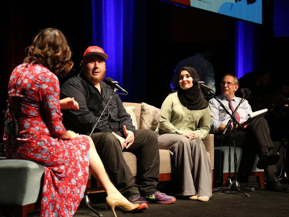 Joseph Weidnecht and Amina Amdeen talk about a moment when they were on opposite sides of a protest and learned they had something in common.