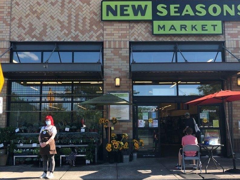 Tekiah Elzey is using Coworker.org to petition for hazard pay to be restored at the New Seasons Market where she works in Portland, Ore.