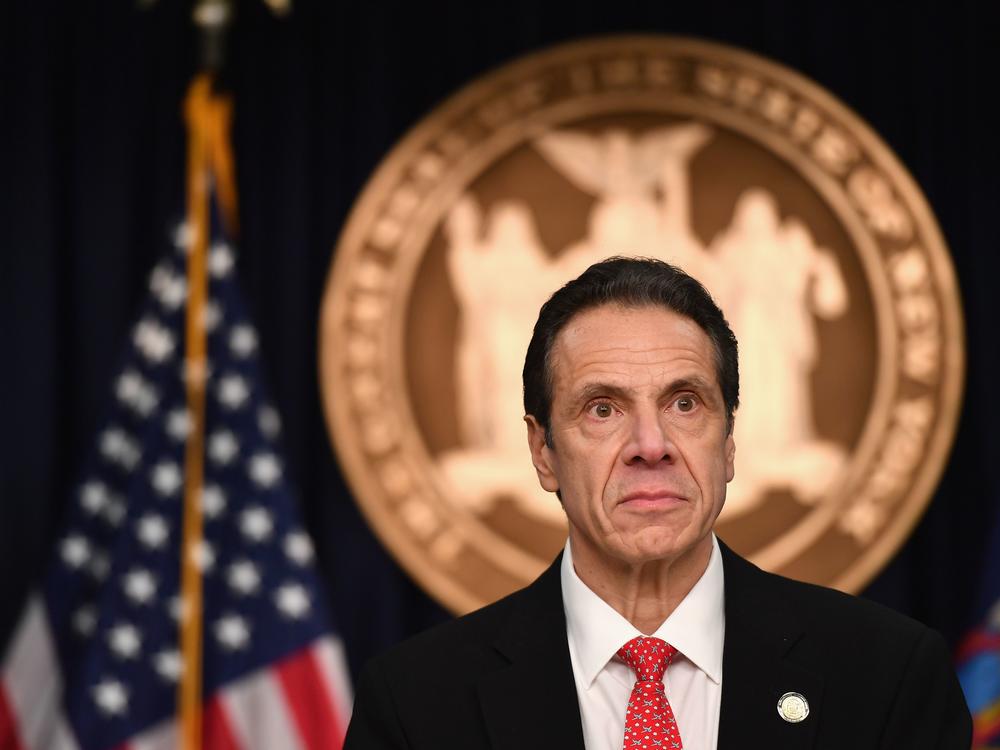 New York Gov. Andrew Cuomo speaks on March 2 during a press conference to discuss the first positive case of coronavirus in New York state.