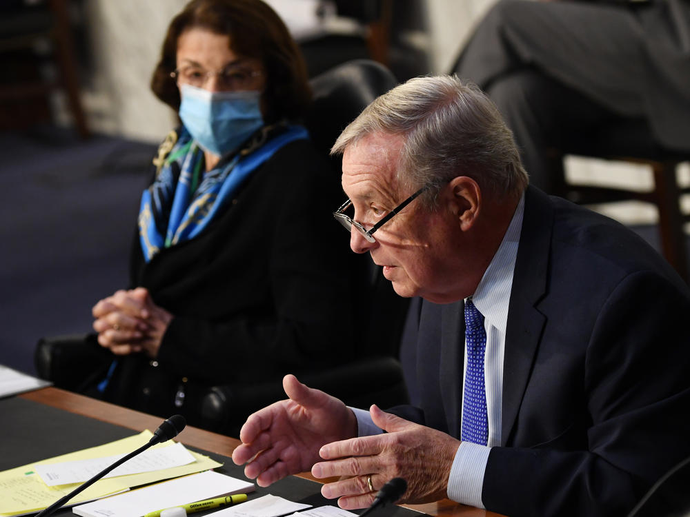 Democratic Sens. Dianne Feinstein and Dick Durbin questioned Judge Amy Coney Barrett on voting rights during Wednesday's confirmation hearing.