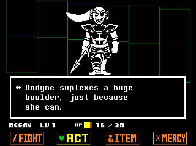 <em>Undertale</em> allows you — and eventually encourages you — to resolve monster encounters without violence.