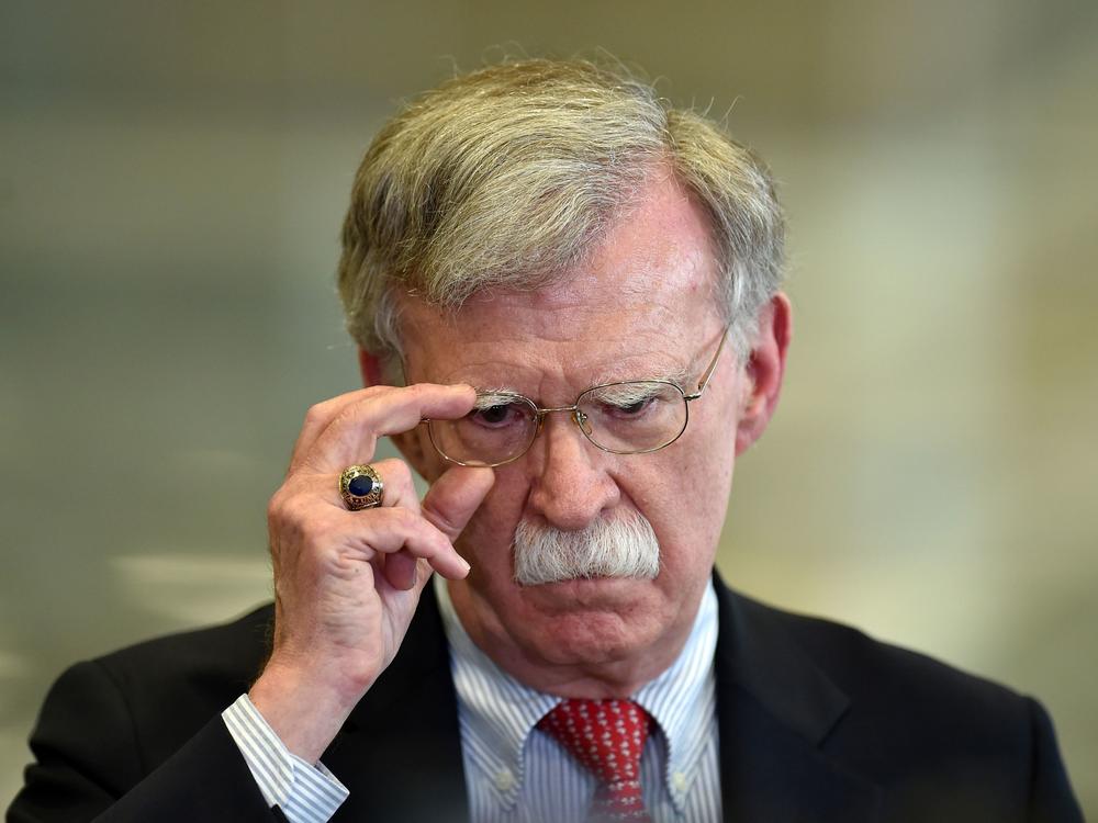 Former national security adviser John Bolton, pictured in August 2019, says the U.S. is not safer than it was four years ago.