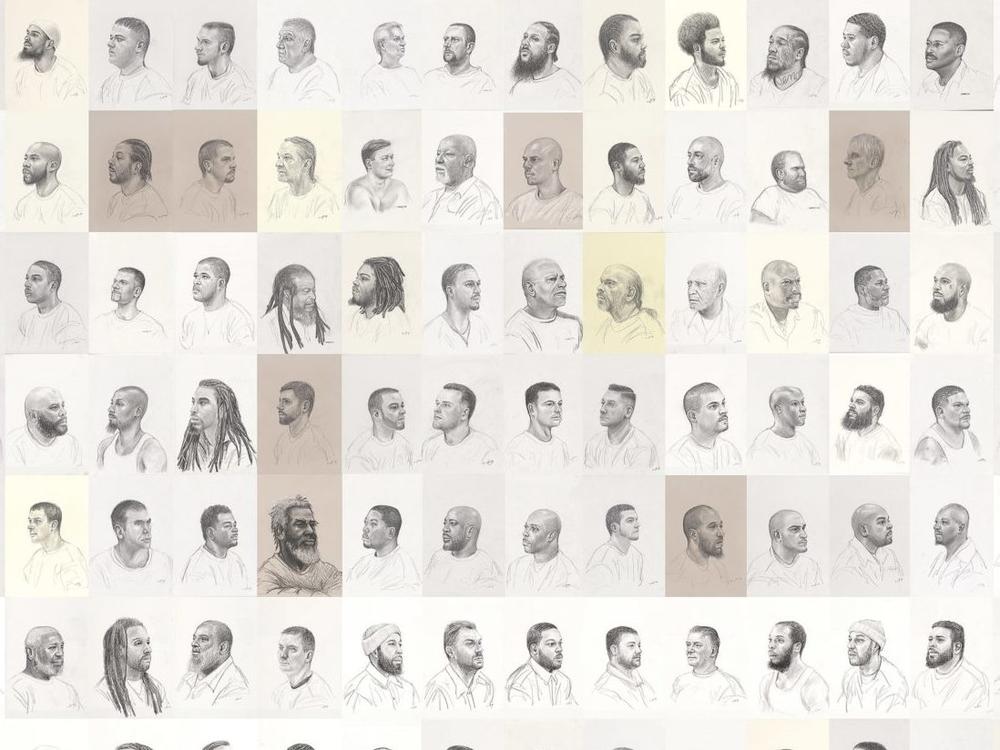 Mark Loughney,<em> Pyrrhic Defeat: A Visual Study of Mass Incarceration</em>, 2014-present. Graphite on paper (series of more than 600 drawings)