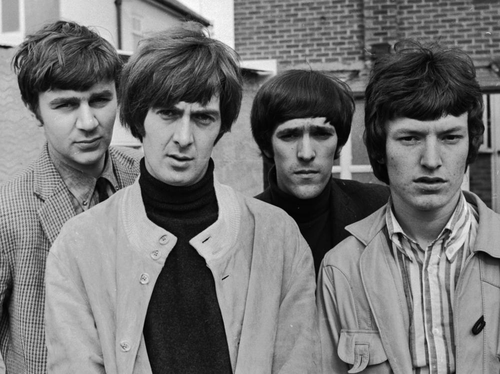 The Spencer Davis Group in 1966: Pete York (from left), Spencer Davis, Muff Winwood and Steve Winwood. Davis died Monday at the age of 81.