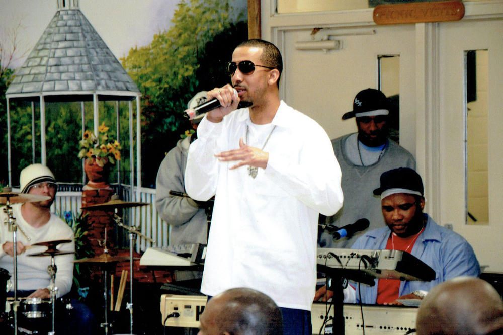 While incarcerated, Mac has kept active in music, playing in several bands and running a prison music program.