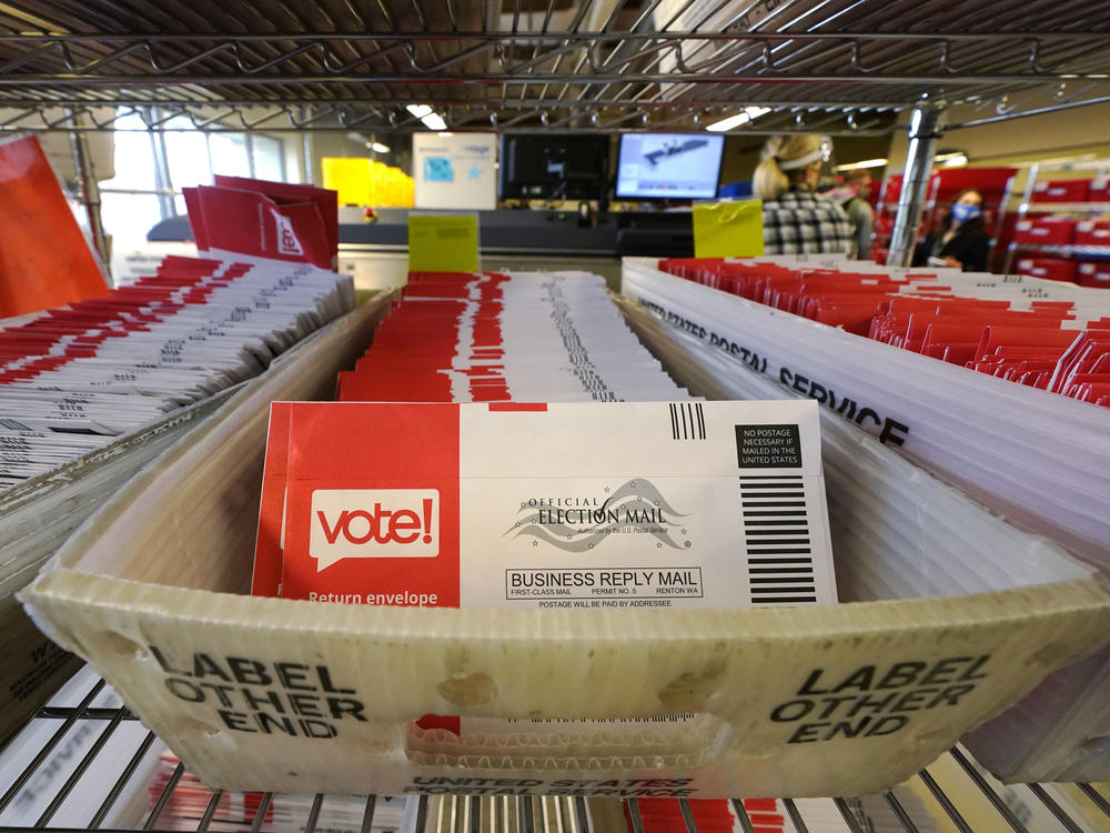 The Postal Service says it has already handled 100 million election ballots this year.