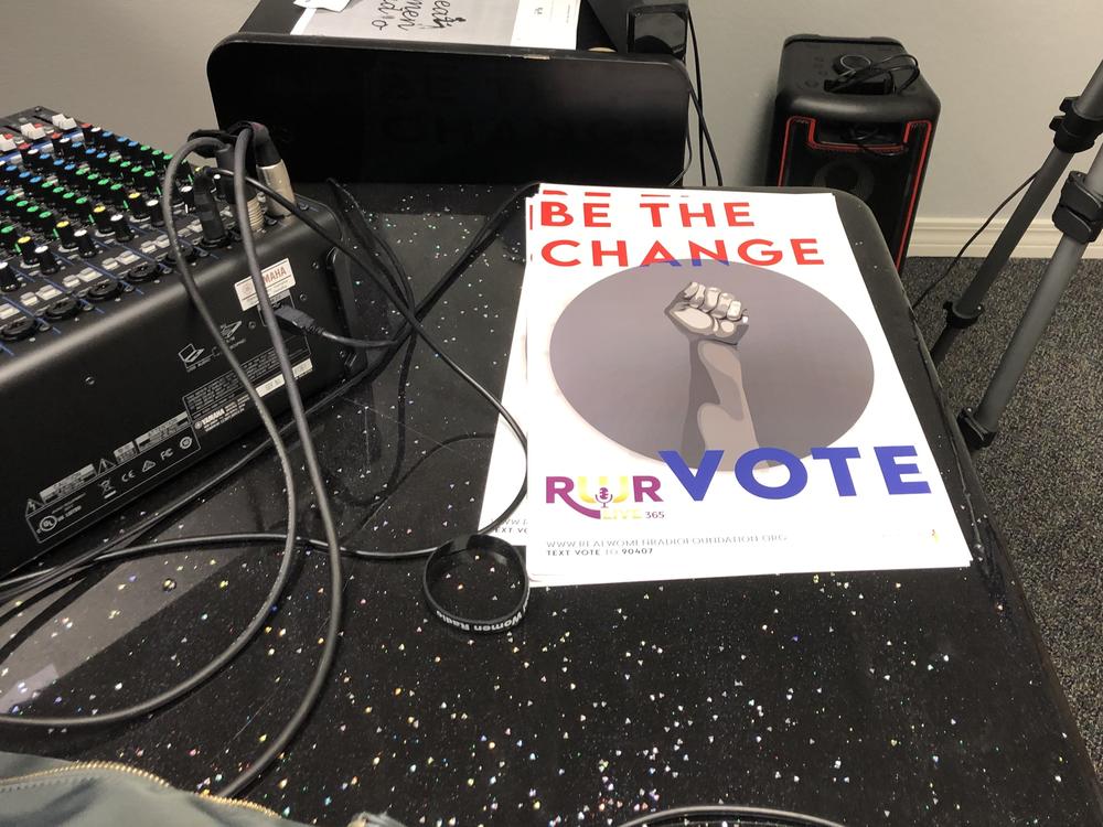 Real Women Radio, an Internet radio station created by and for African American women in Pensacola, Fla., are using these posters to help get out the vote.