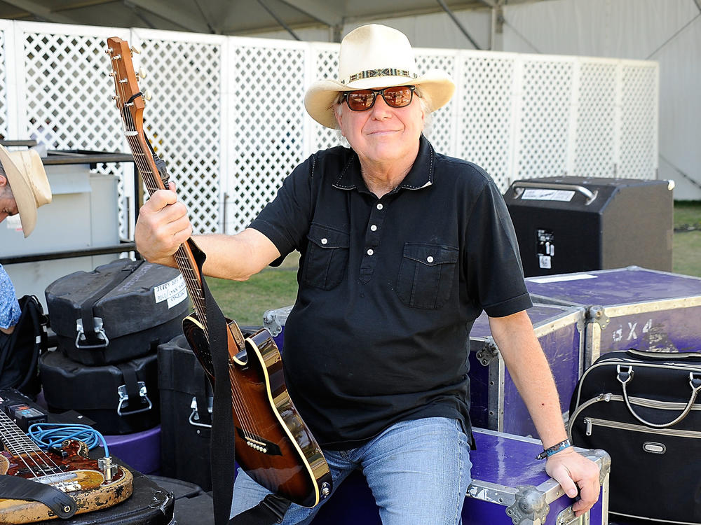 Country legend Jerry Jeff Walker poses backstage at a country music festival in 2009. Walker, best known for his hit 