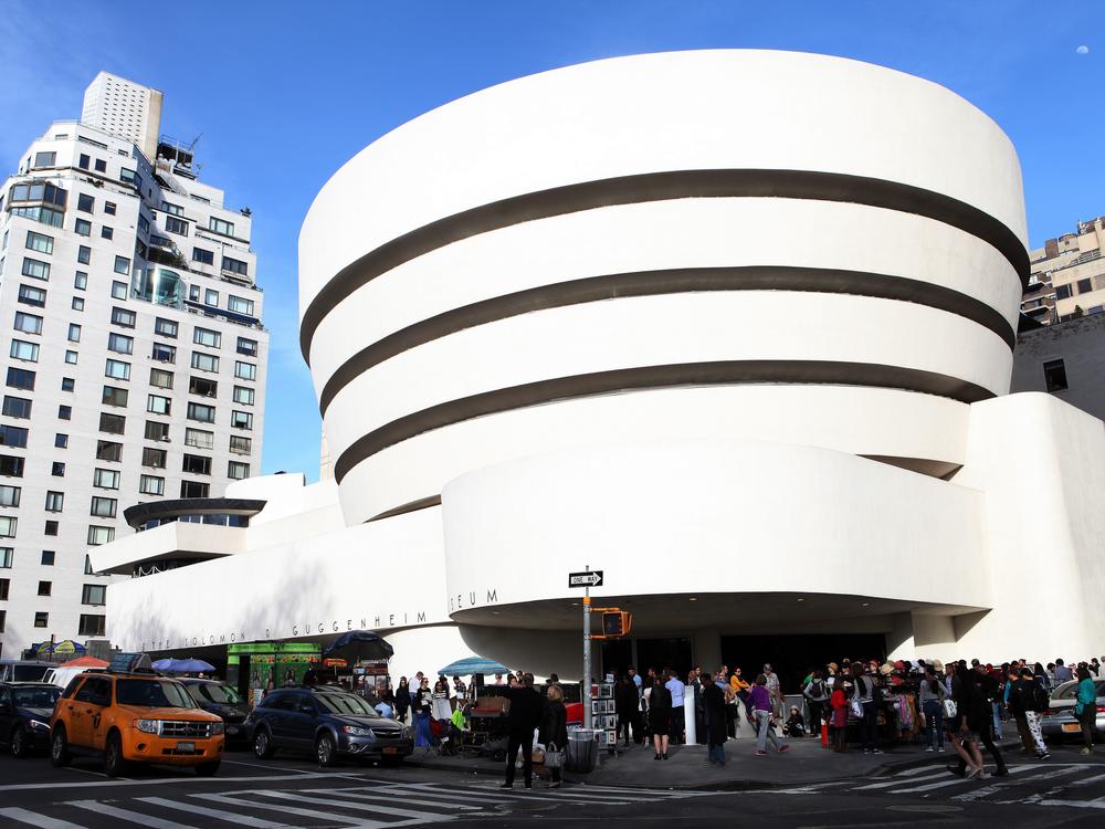 Frank Lloyd Wright's Solomon R. Guggenheim Museum in New York City on April 16, 2016.