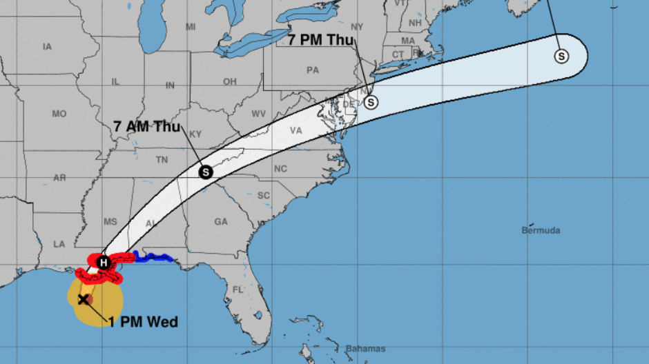 The U.S. Gulf Coast braces for impact as Hurricane Zeta approaches.