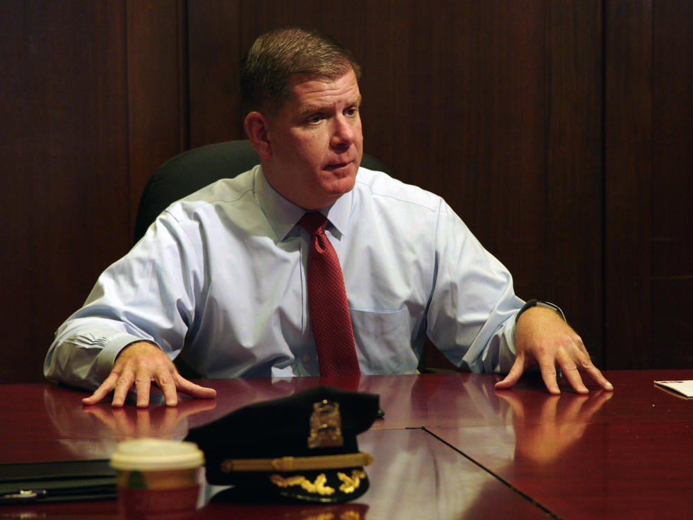<em>City Hall</em> tags along as Boston mayor Marty Walsh attends various appointments and public appearances — including this meeting about violent crime.