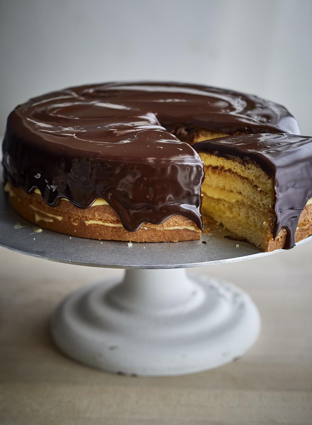 Garten's reimagined Boston cream pie.