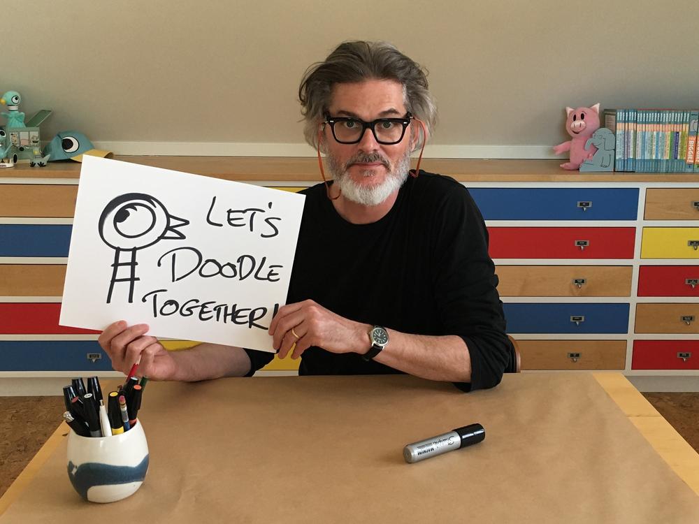 Artist Mo Willems is leading a doodle session on election night for children and adults. On the Kennedy Center's website, he will encourage self-expression for anyone who tunes in.