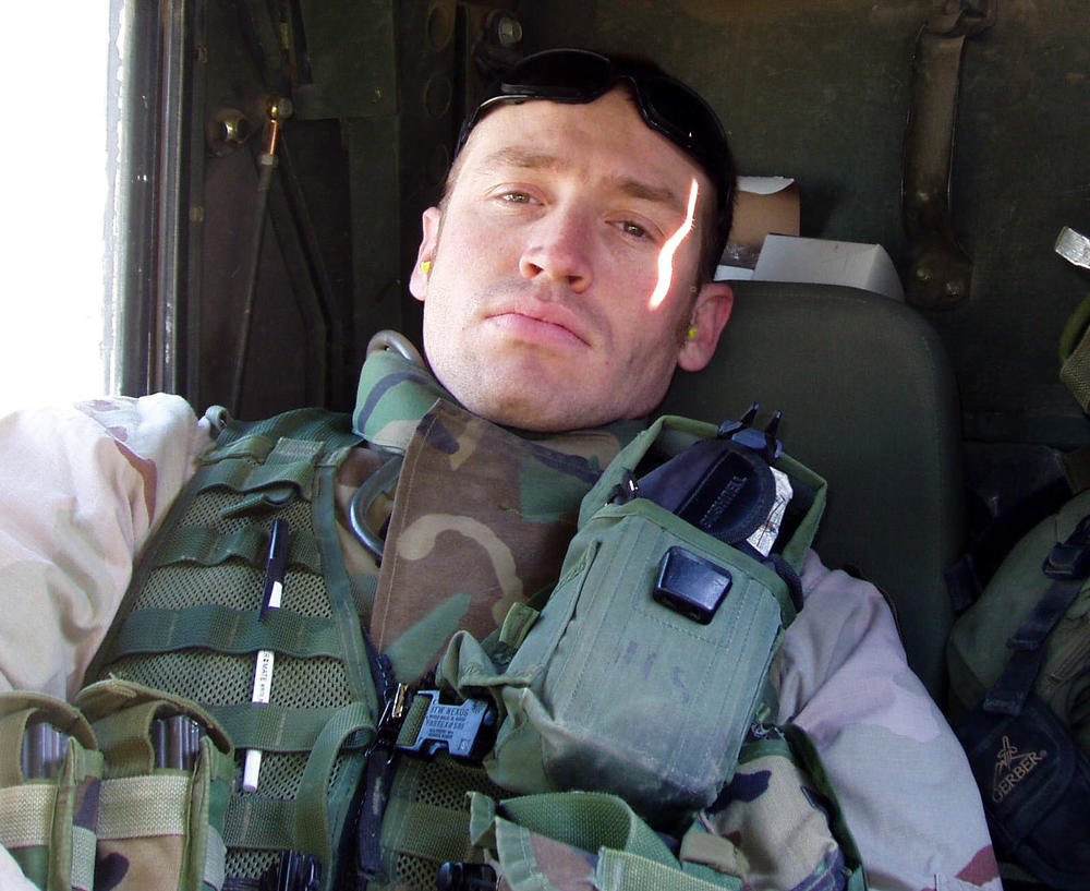 Garett Reppenhagen didn't let his 2004 deployment to Iraq prevent him from celebrating Halloween.