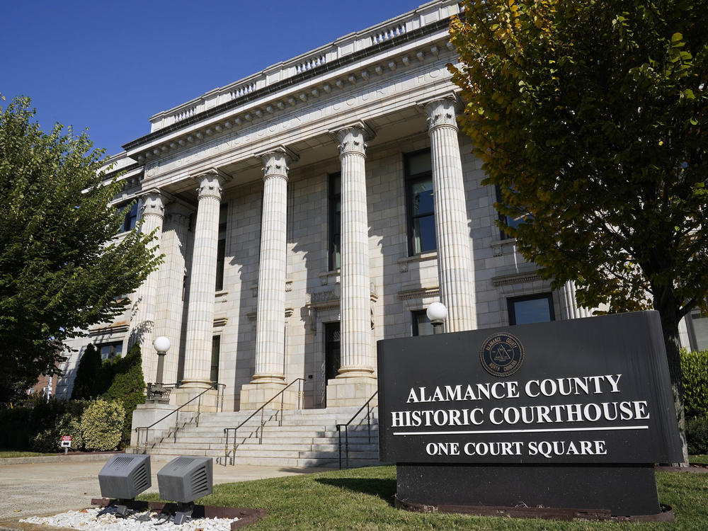Police in Graham, N.C., used pepper spray and made several arrests at a rally to drive voter turnout at the city's Court Square, pictured above.