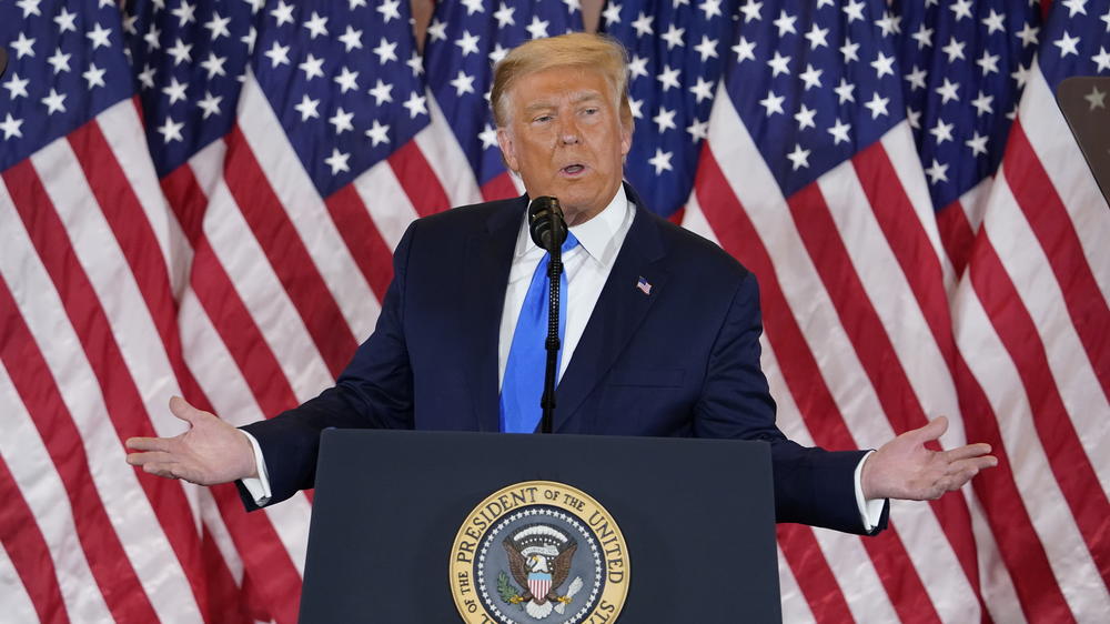 President Trump called the election 