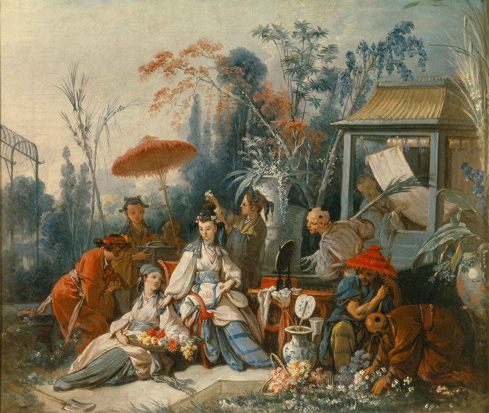 <em>The Chinese Garden</em> by François Boucher, circa 1742, oil on canvas