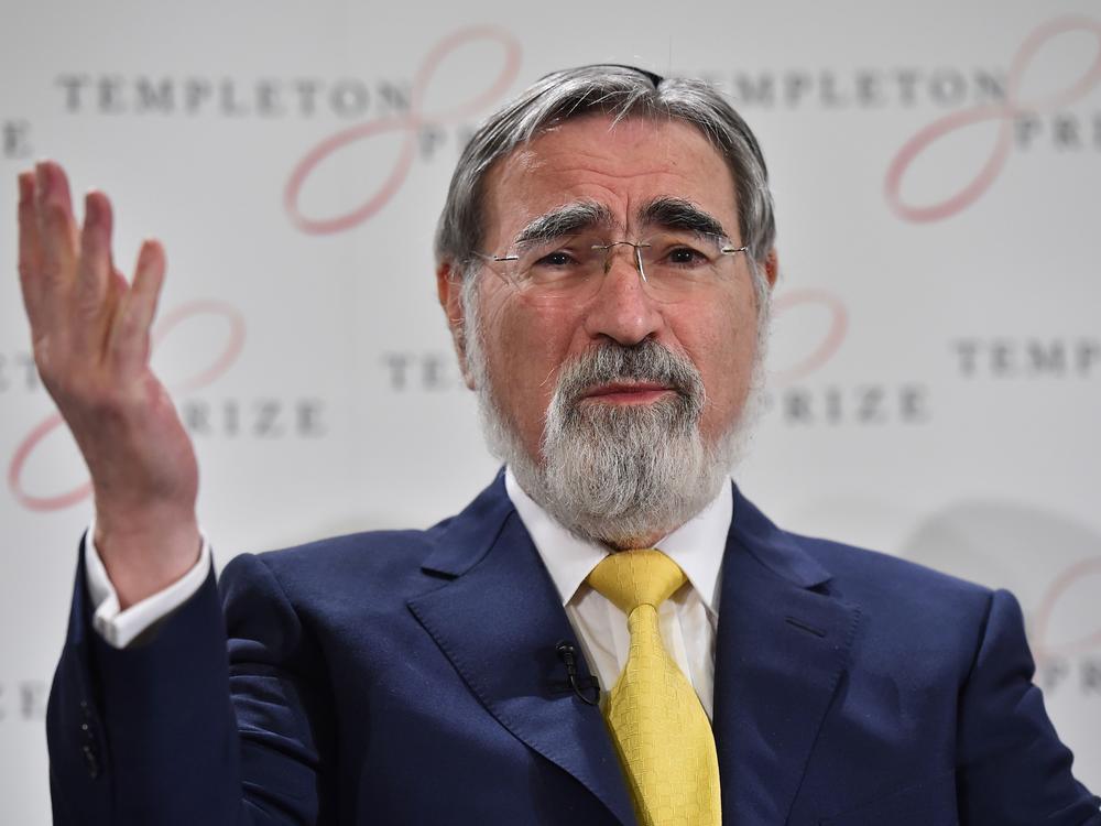 Religious leader and philosopher Rabbi Lord Jonathan Sacks was the former chief rabbi of the U.K. He has died at the age of 72.