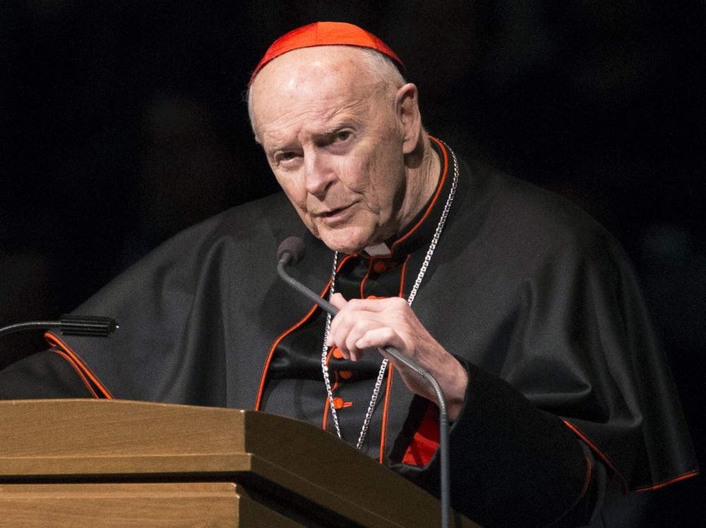 A new Vatican report details the church's handling of abuse allegations against former Cardinal Theodore McCarrick, shown here in 2015.