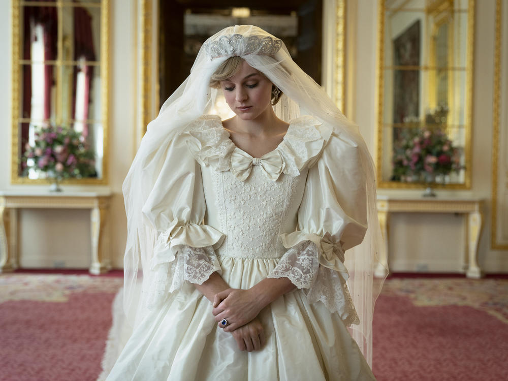 Emma Corrin plays Princess Diana in the latest season of <em>The Crown.</em>
