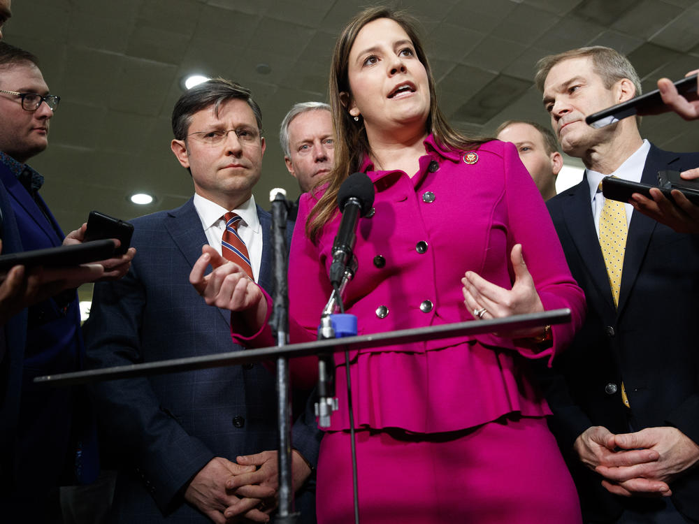 Rep. Elise Stefanik, R-N.Y., took it upon herself to help boost women's numbers in a party dominated by white men.